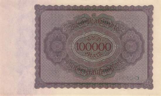 100000 Mark 1923
